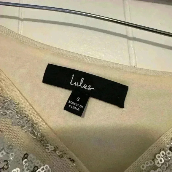 Silver sequin one-shoulder midi dress - Picture 8 of 8